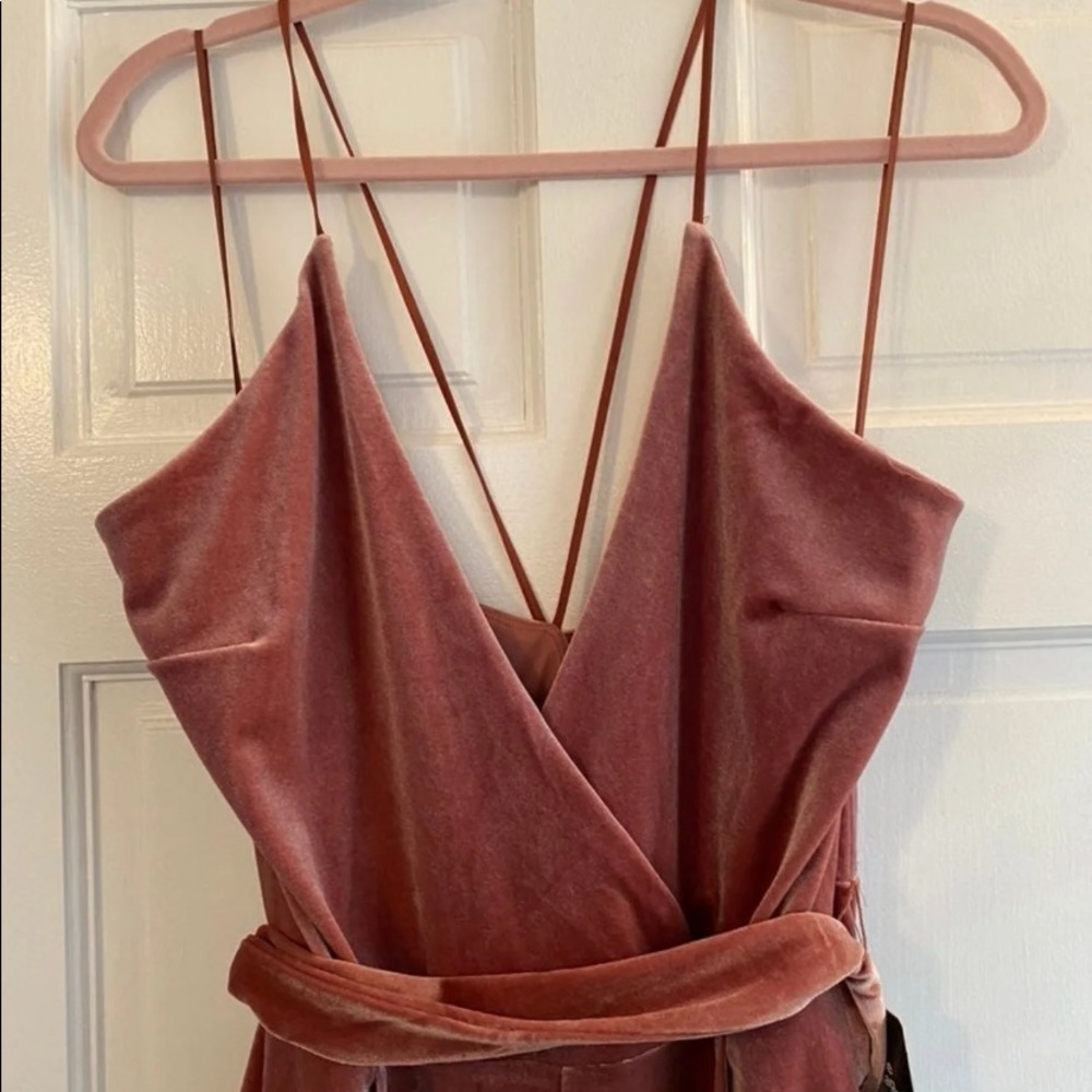 Express Sz. 18 velvet jumpsuit, never worn